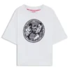 Kids’ cotton T-shirt with boxing-themed artwork
