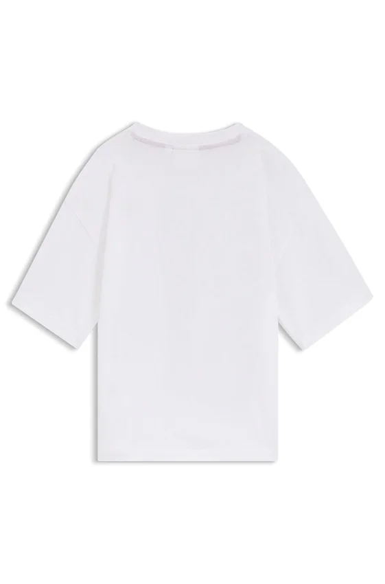 Kids’ cotton T-shirt with logo artwork Kids’ cotton T-shirt with logo artwork