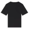 Kids’ cotton T-shirt with logo graphic