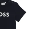 Kids’ cotton T-shirt with logo print