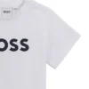 Kids’ cotton T-shirt with logo print