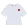 Kids’ cotton T-shirt with rear artwork Kids’ cotton T-shirt with rear artwork
