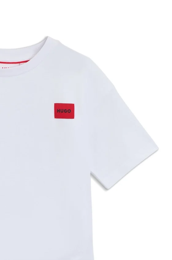 Kids’ cotton T-shirt with rear artwork Kids’ cotton T-shirt with rear artwork