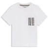 Kids’ cotton T-shirt with signature-stripe pocket Kids’ cotton T-shirt with signature-stripe pocket