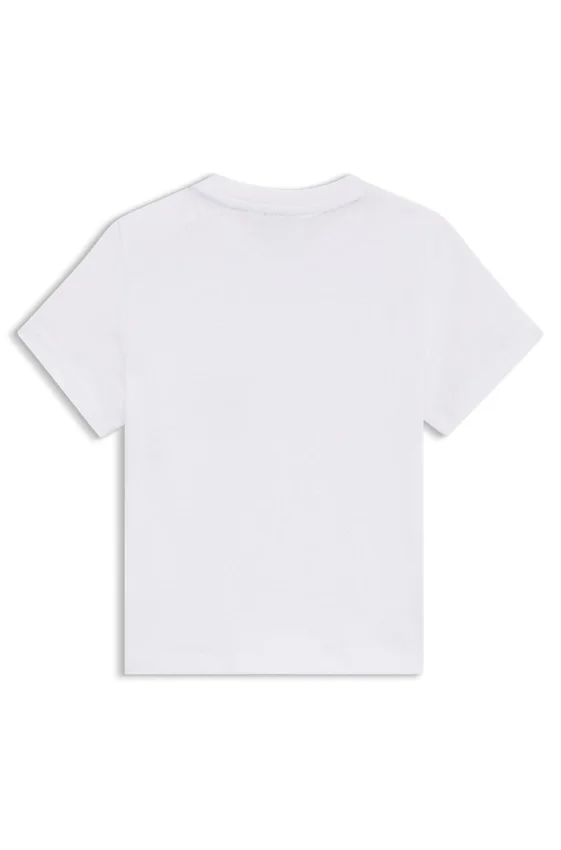 Kids’ cotton T-shirt with signature-stripe pocket Kids’ cotton T-shirt with signature-stripe pocket