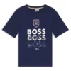 Kids’ cotton T-shirt with soccer artwork Kids’ cotton T-shirt with soccer artwork