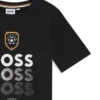 Kids’ cotton T-shirt with soccer artwork Kids’ cotton T-shirt with soccer artwork