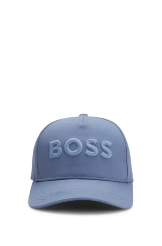 Kids’ cotton-twill cap with embroidered logo