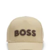 Kids’ cotton-twill cap with embroidered logo