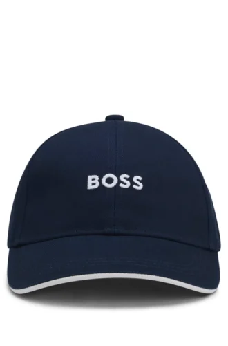 Kids’ cotton-twill cap with embroidered logo