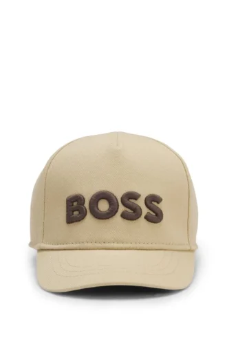 Kids’ cotton-twill cap with embroidered logo