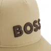 Kids’ cotton-twill cap with embroidered logo
