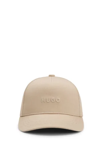 Kids’ cotton-twill cap with logo