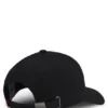 Kids’ cotton-twill cap with red logo label