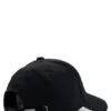 Kids’ cotton-twill cap with red rubber logo label