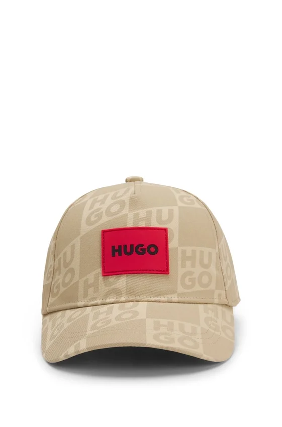Kids’ cotton-twill cap with stacked logos Kids’ cotton-twill cap with stacked logos