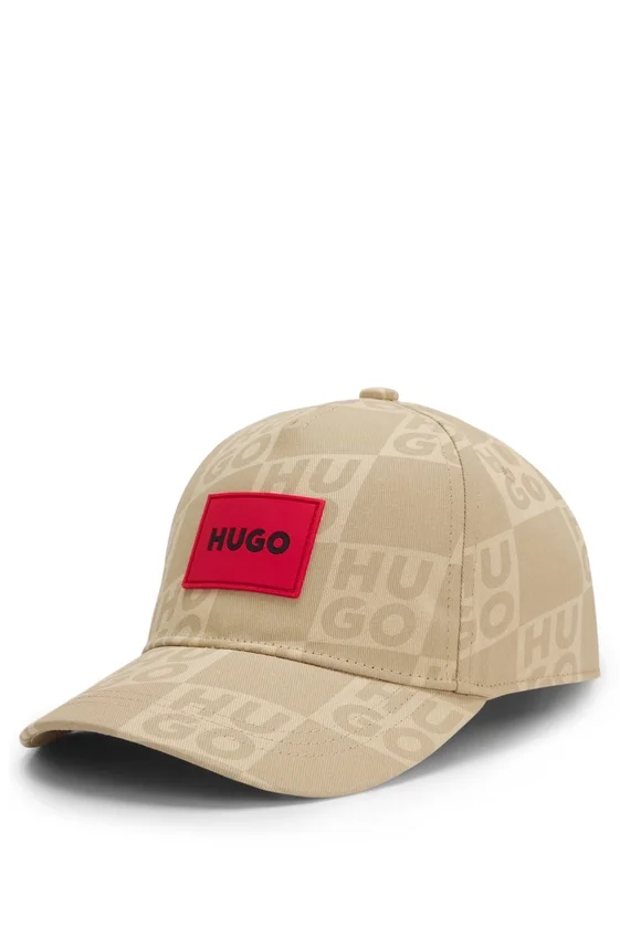 Kids’ cotton-twill cap with stacked logos Kids’ cotton-twill cap with stacked logos