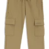 Kids’ crinkled-fleece sweatpants with cargo pockets