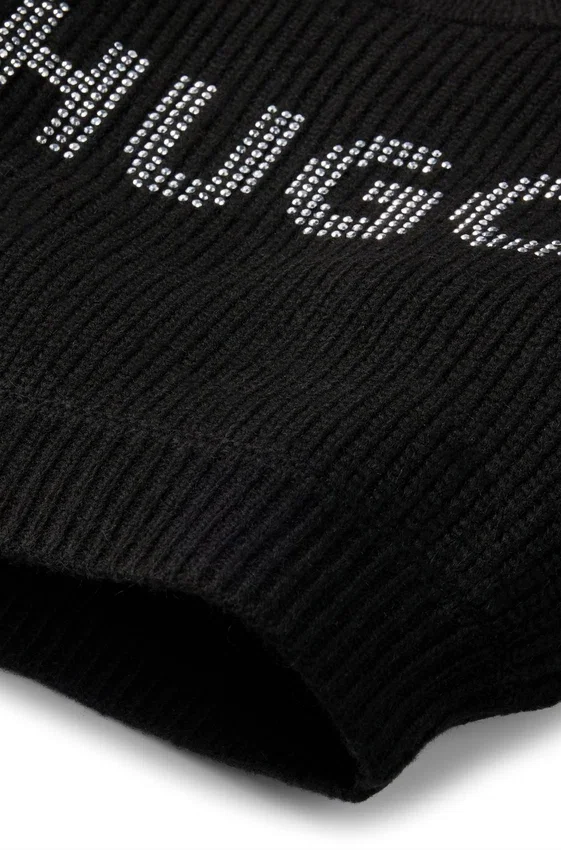 Kids’ cropped sweater with studded logo Kids’ cropped sweater with studded logo