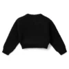 Kids’ cropped sweater with studded logo Kids’ cropped sweater with studded logo