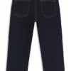Kids’ dark-blue loose-fit jeans in stretch denim Kids’ dark-blue loose-fit jeans in stretch denim