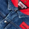 Kids’ denim jacket with detachable fleece hood Kids’ denim jacket with detachable fleece hood