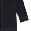 Kids’ denim shirt in stretch cotton