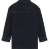 Kids’ denim shirt in stretch cotton