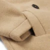 Kids’ double-breasted coat with printed lining
