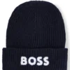 Kids’ double-layer beanie hat with terry branding Kids’ double-layer beanie hat with terry branding
