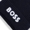 Kids’ double-layer beanie hat with terry branding Kids’ double-layer beanie hat with terry branding
