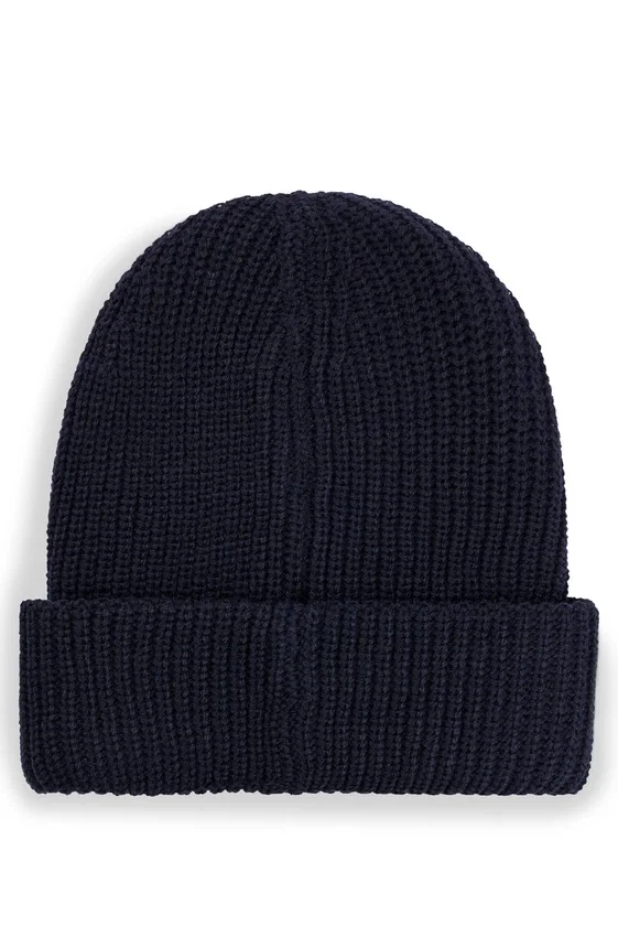 Kids’ double-layer beanie hat with terry branding Kids’ double-layer beanie hat with terry branding