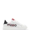 Kids’ double-logo trainers in leather Kids’ double-logo trainers in leather