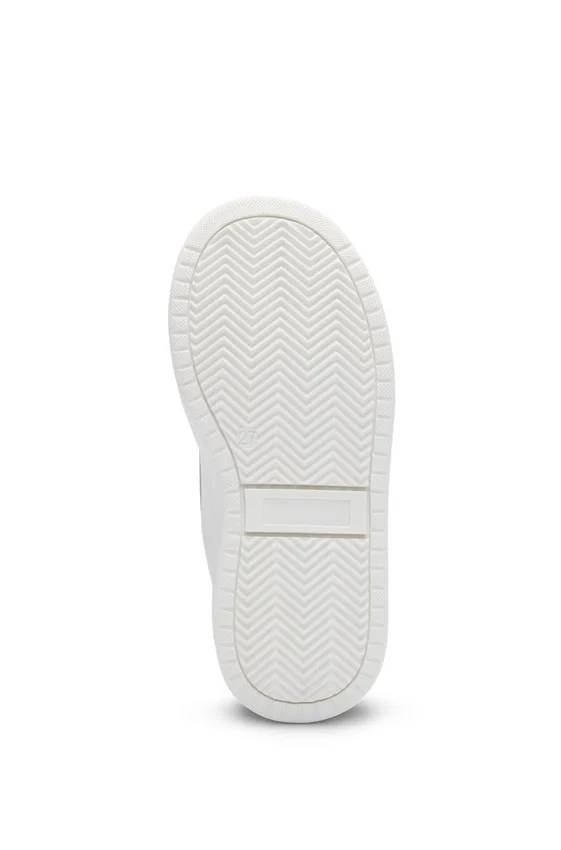Kids’ double-logo trainers in leather Kids’ double-logo trainers in leather