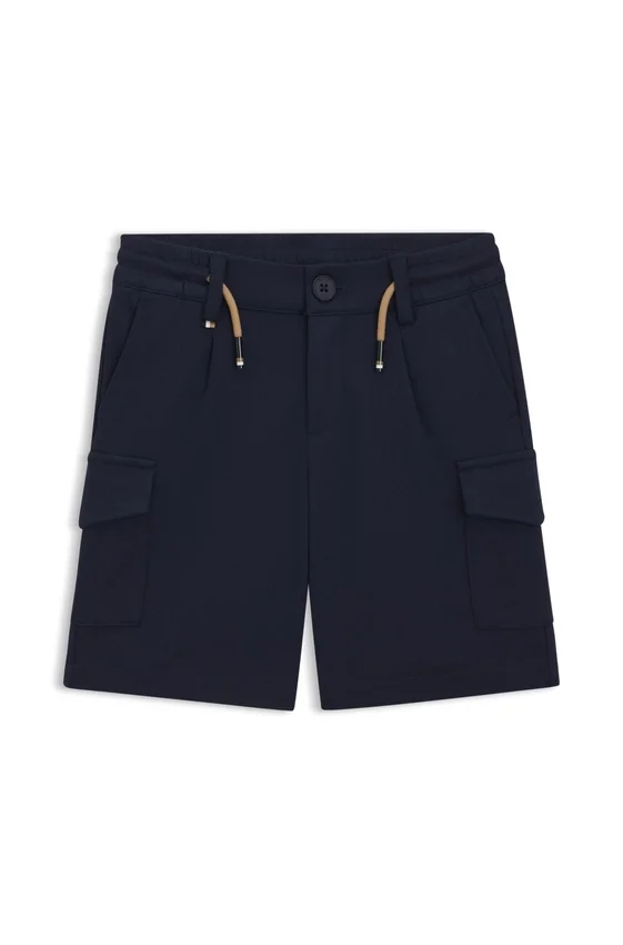 Kids’ drawcord-waist shorts in stretch fabric Kids’ drawcord-waist shorts in stretch fabric