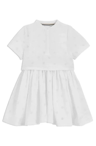 Kids’ dress with Double B monograms