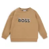 Kids’ embossed-logo sweatshirt in a cotton blend Kids’ embossed-logo sweatshirt in a cotton blend
