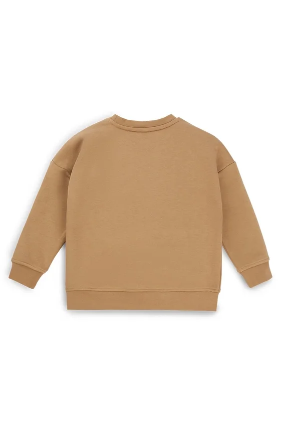 Kids’ embossed-logo sweatshirt in a cotton blend Kids’ embossed-logo sweatshirt in a cotton blend