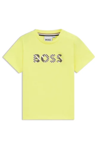 Kids’ embossed-logo T-shirt in cotton jersey Kids’ embossed-logo T-shirt in cotton jersey