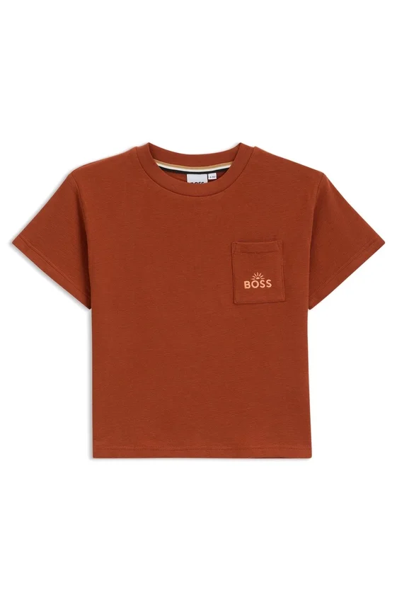 Kids’ embroidered-artwork T-shirt in cotton Kids’ embroidered-artwork T-shirt in cotton