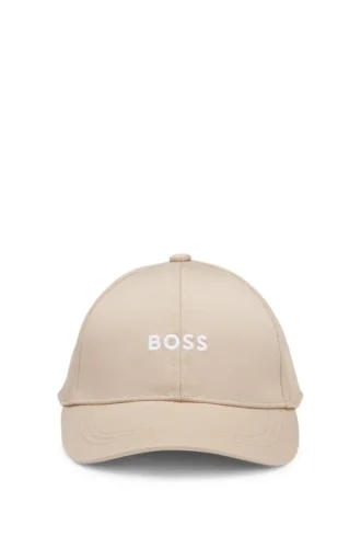 Kids’ embroidered-logo cap in twill