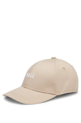 Kids’ embroidered-logo cap in twill