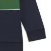 Kids’ embroidered-logo hoodie with zip front
