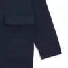 Kids’ embroidered-logo jacket with zip front