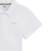 Kids’ embroidered-logo polo shirt in cotton Kids’ embroidered-logo polo shirt in cotton
