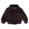 Kids’ faux-fur jacket with cheetah print Kids’ faux-fur jacket with cheetah print