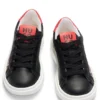 Kids’ flame-artwork trainers in nappa leather Kids’ flame-artwork trainers in nappa leather