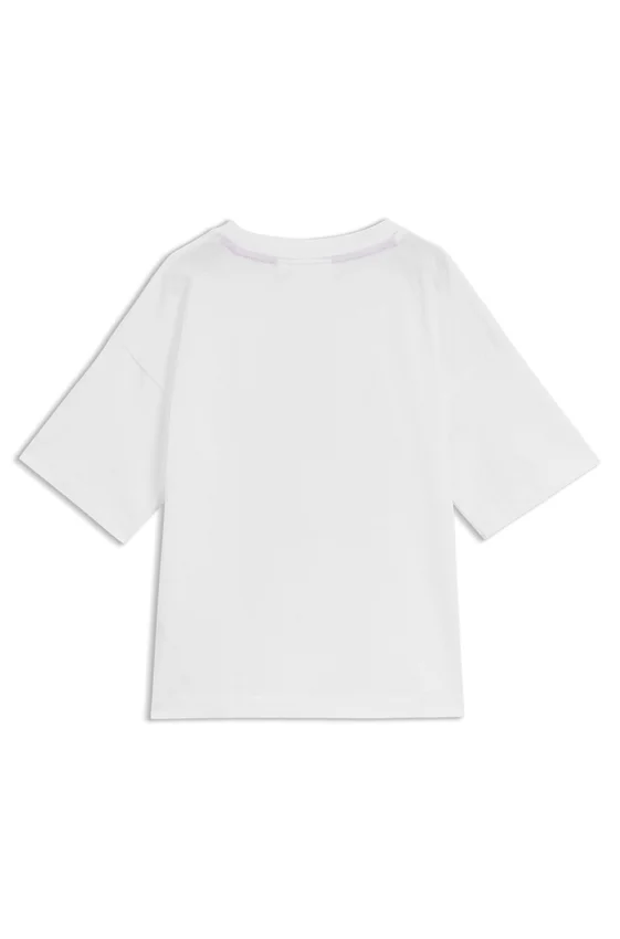 Kids’ flame-logo T-shirt in cotton Kids’ flame-logo T-shirt in cotton