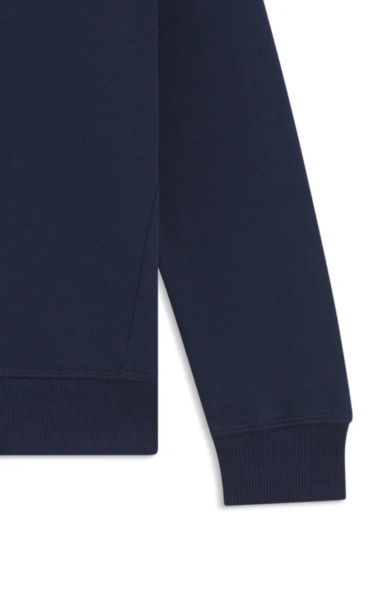 Kids’ fleece hoodie with logo print Kids’ fleece hoodie with logo print