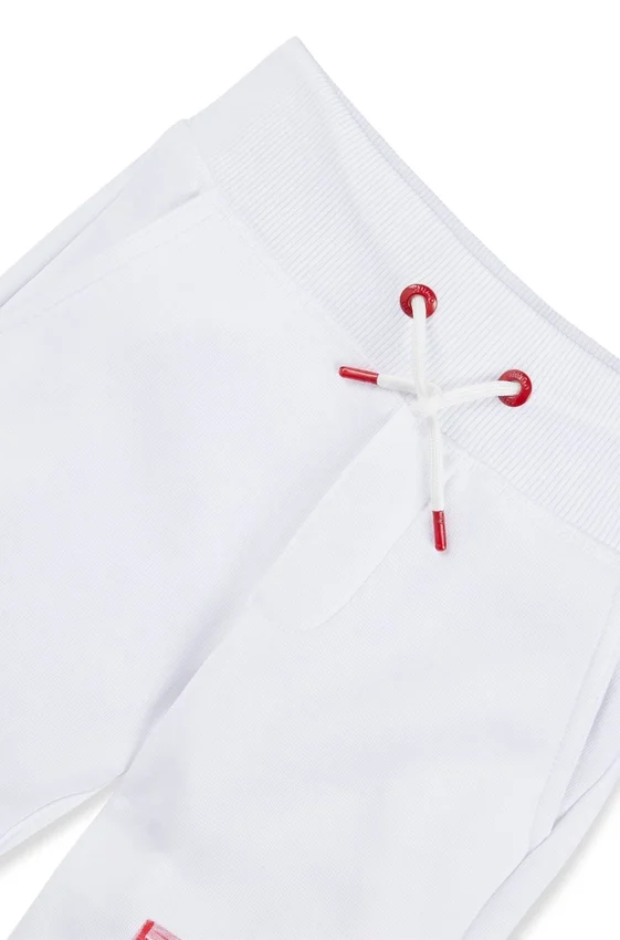 Kids’ fleece tracksuit bottoms with marker-style logo Kids’ fleece tracksuit bottoms with marker-style logo